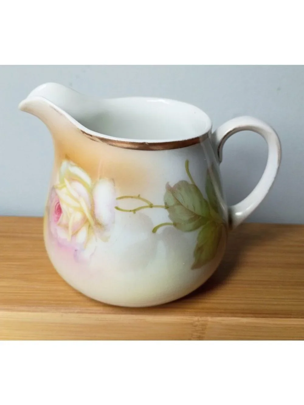 Antique VP Vessra Germany Floral Creamer Porcelain